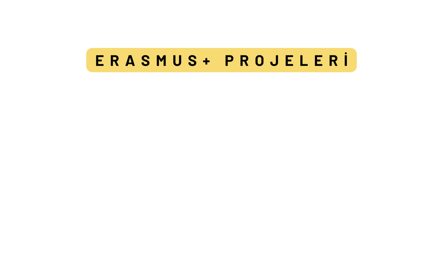 ERASMUS PROJELERİ